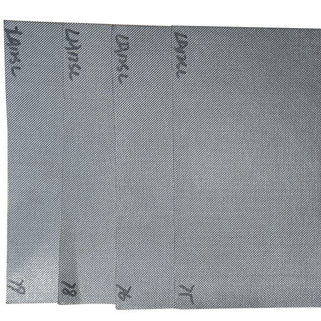 Feutre de filtration en microfibres métalliques 